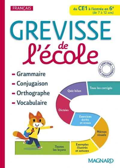 Grevisse de l'école du CE1 à l'entrée en 6e