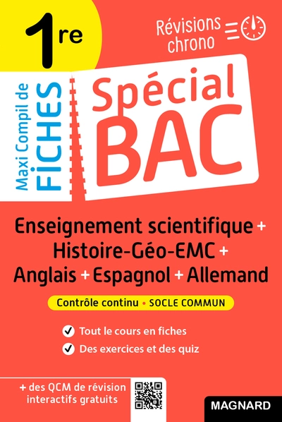 Spécial Bac Maxi Compil de Fiches contrôle continu 1re Bac 2023