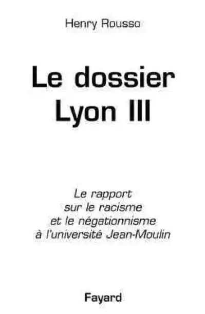 Le dossier de Lyon III