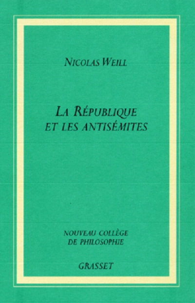 La république et les antisémites