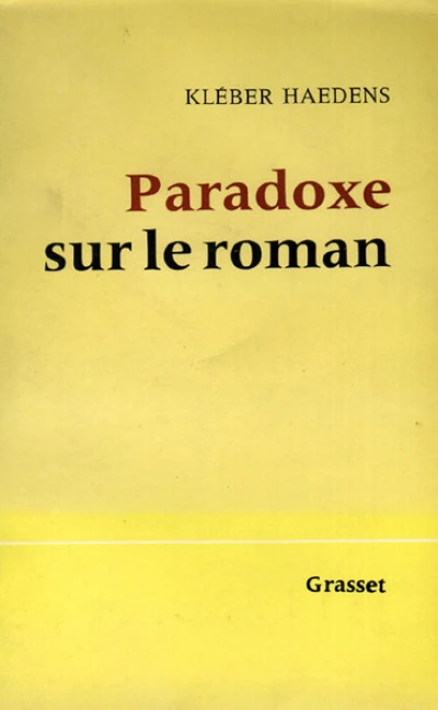 Paradoxe Sur le Roman