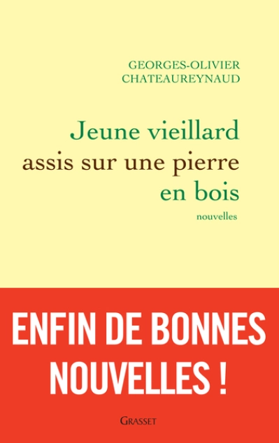 Jeune vieillard assis sur une pierre en bois: Nouvelles