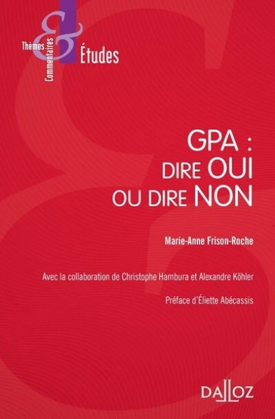 GPA: dire OUI ou dire NON