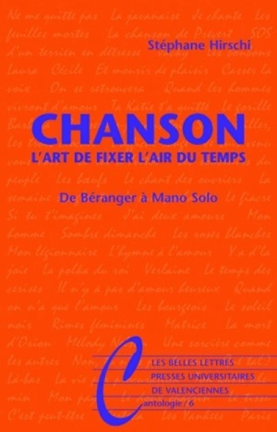 Chanson : L'art de fixer l'air du temps, de Béranger à Mano Solo