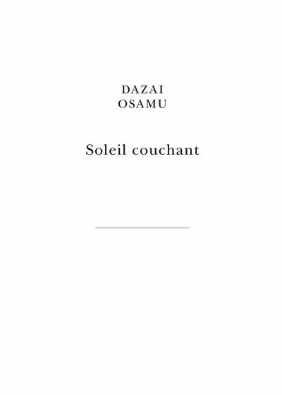 Soleil couchant