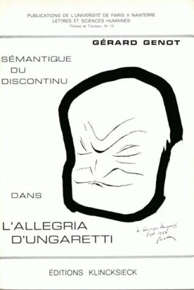 Sémantique du discontinu dans « l'Allegria » d'Ungaretti