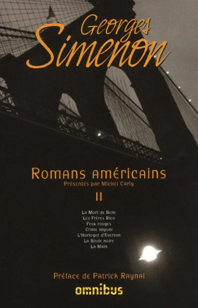 Simenon : Romans américains - Omnibus