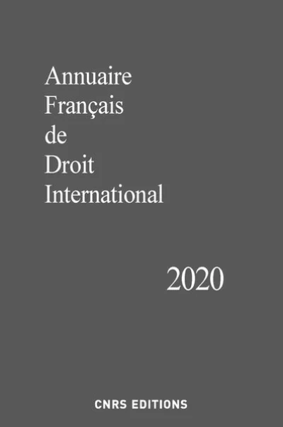 Annuaire Français de Droit International 2020