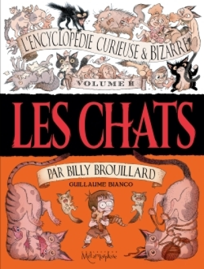 L'Encyclopédie curieuse et bizarre par Billy Brouillard, tome 2 : Les Chats