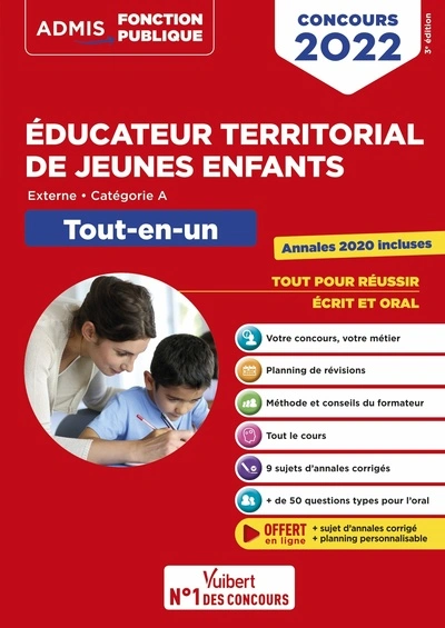 Concours Éducateur territorial de jeunes enfants - Tout-en-un - Catégorie A