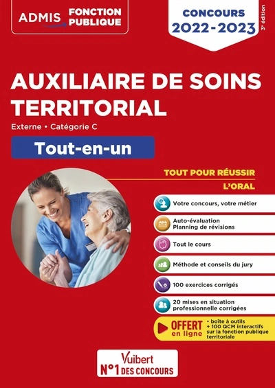 Concours Auxiliaire de soins territorial - Catégorie C - Tout-en-un