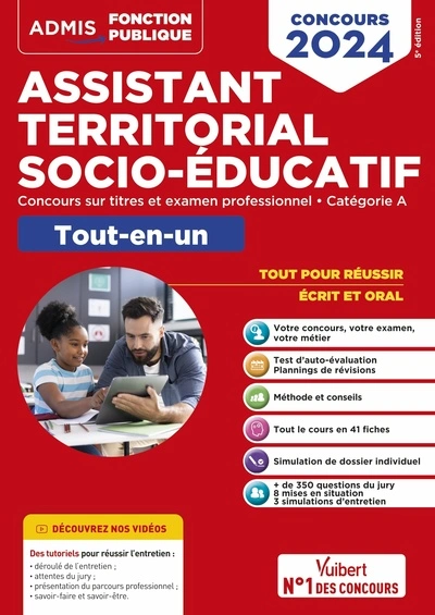 Concours Assistant territorial socio-éducatif - Catégorie A - Tout-en-un