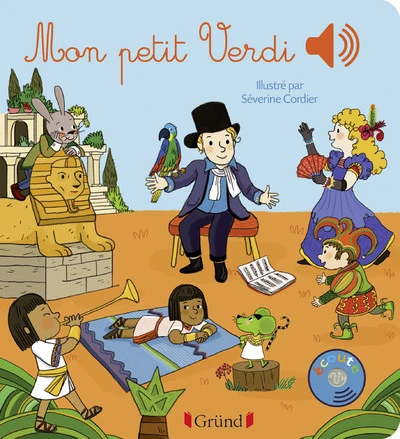 Mon petit Verdi - Livre sonore avec 6 puces - Dès 1 an