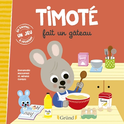 Timoté fait un gâteau