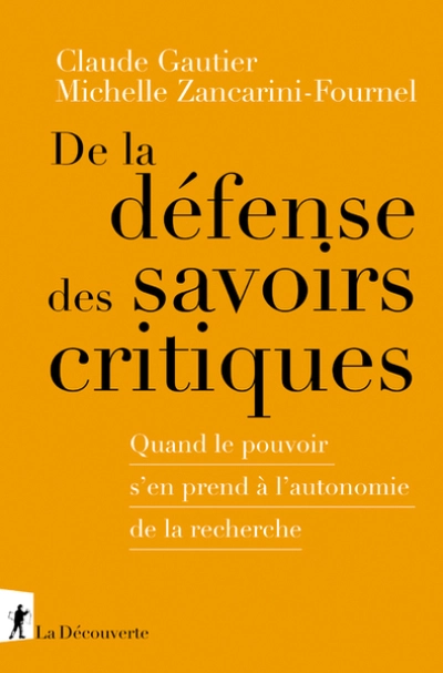 De la défense des savoirs critiques