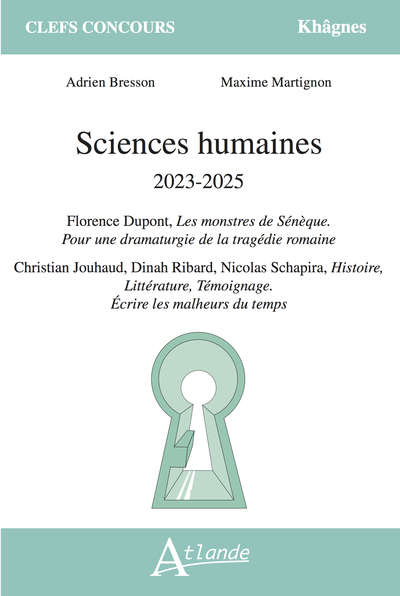 Sciences humaines 2023-2025