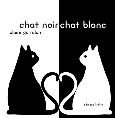 Chat noir chat blanc