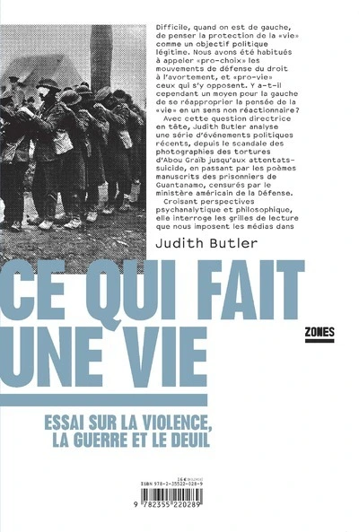 Ce qui fait une vie : Essai sur la violence, la guerre et le deuil