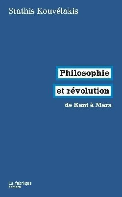 Philosophie et révolution