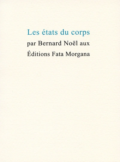 Les états du corps