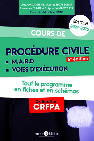 Cours de procédure civile et modes alternatifs de règlement des différends 2024-2025