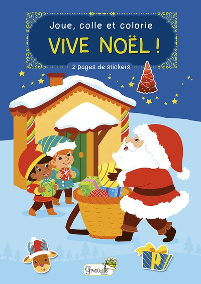 JOUE, COLLE ET COLORIE VIVE NOEL