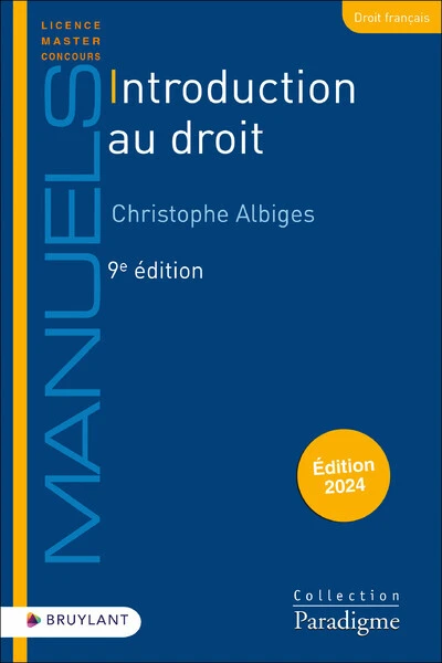 Introduction au droit 9ed