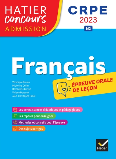 Français - CRPE 2023 - Epreuve orale d'admission