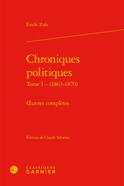 Chroniques politiques (Zola)