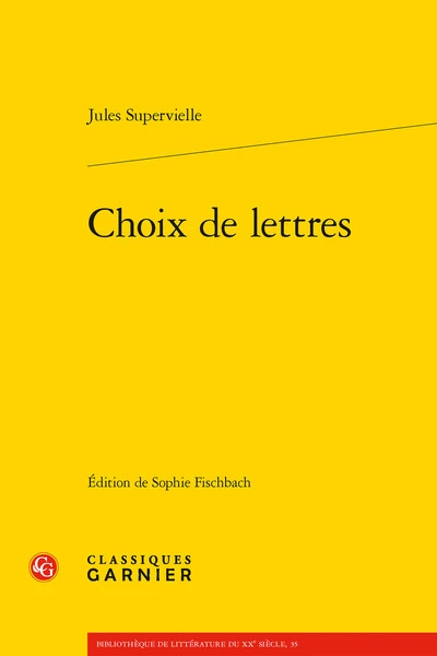 Choix de lettres