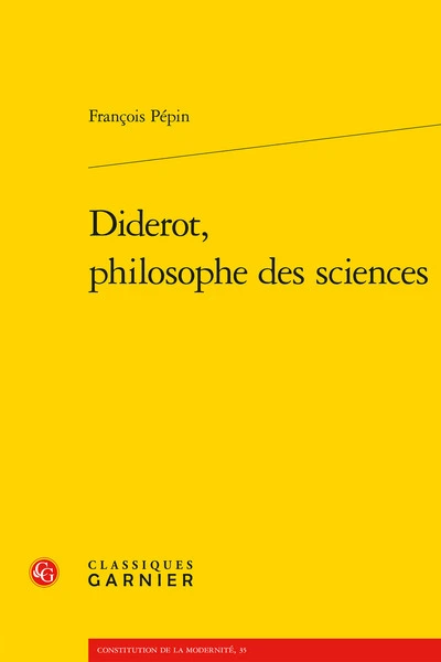 Diderot, philosophe des sciences