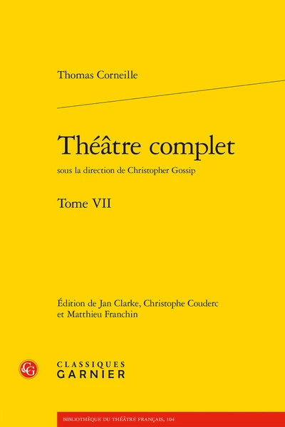 Théâtre complet