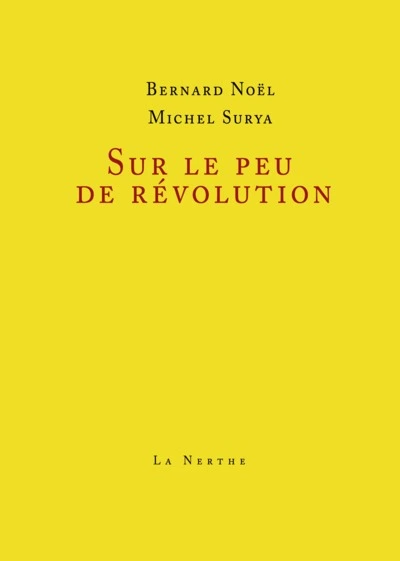 Sur le peu de révolution