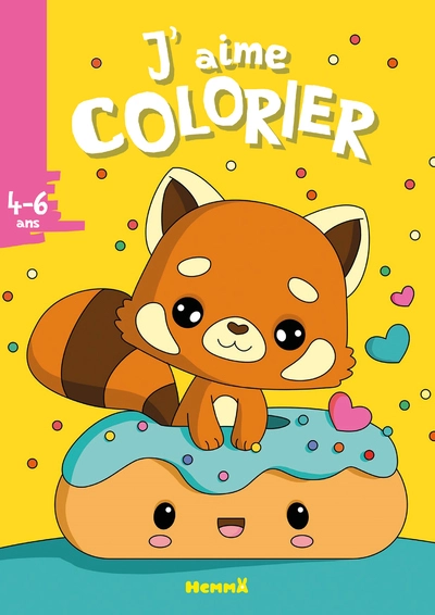 J'aime colorier (4-6 ans) (Panda roux)