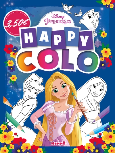 Disney Princesses - Happy colo (Raiponce et Mulan)