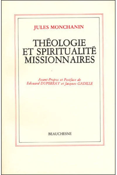 Théologie et spiritualité missionnaires