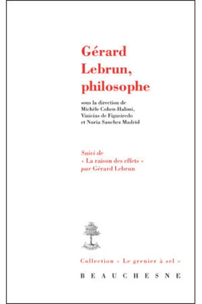 Gérard Lebrun, philosophe