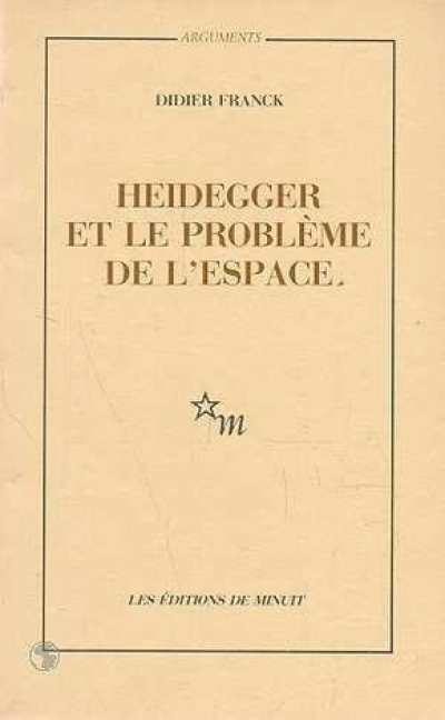 Heidegger et le problème de l'espace