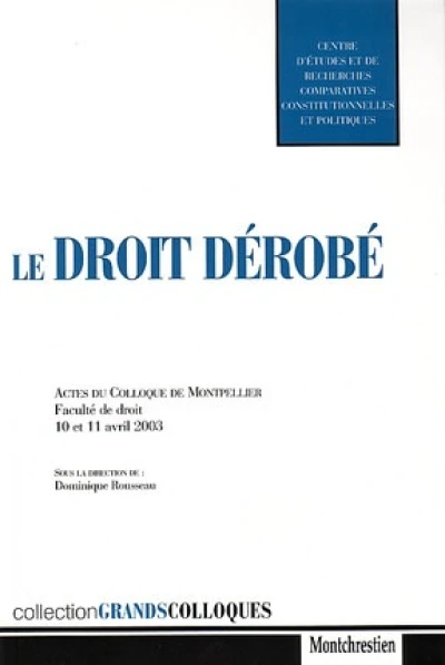 le droit dérobé