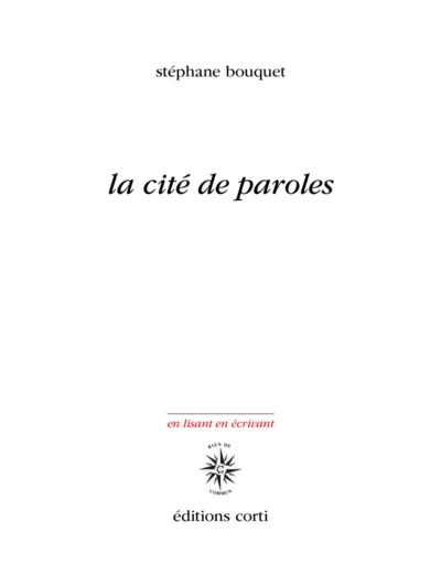 La cité de paroles