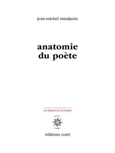 Anatomie du poète