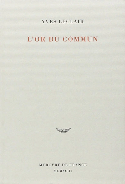 L'or du commun