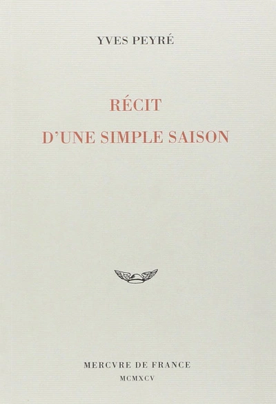 Récit d'une simple saison