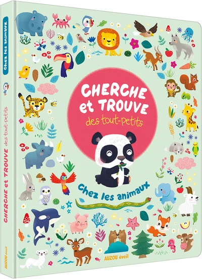 CHERCHE ET TROUVE DES TOUT-PETITS - CHEZ LES ANIMAUX