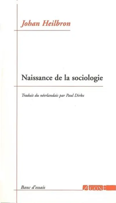 Naissance de la sociologie