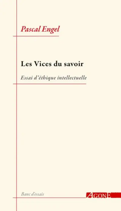 Les vices du savoir