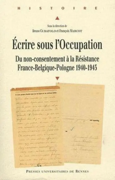 Ecrire sous l'Occupation