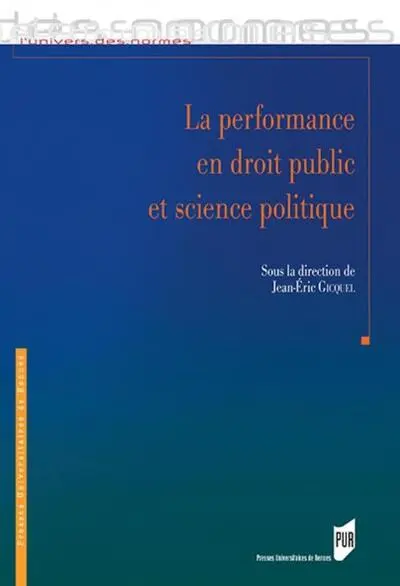 La performance en droit public et science politique