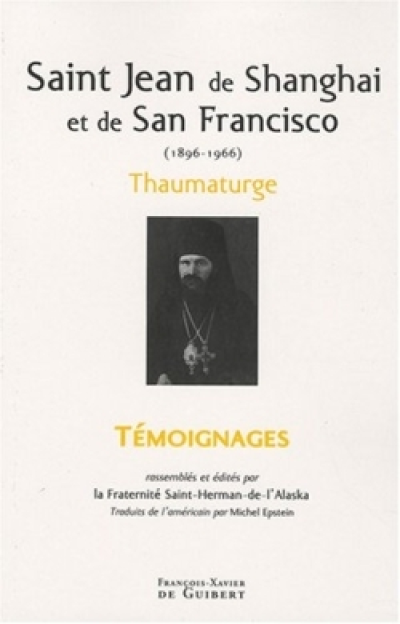 Saint Jean de Shanghaï et de San Francisco (1896-1966)