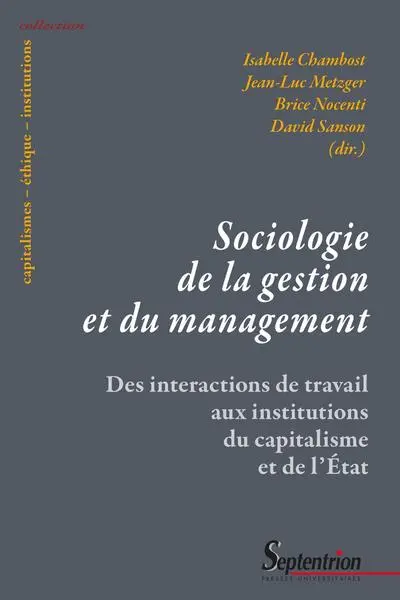 SOCIOLOGIE DE LA GESTION ET DU MANAGEMENT